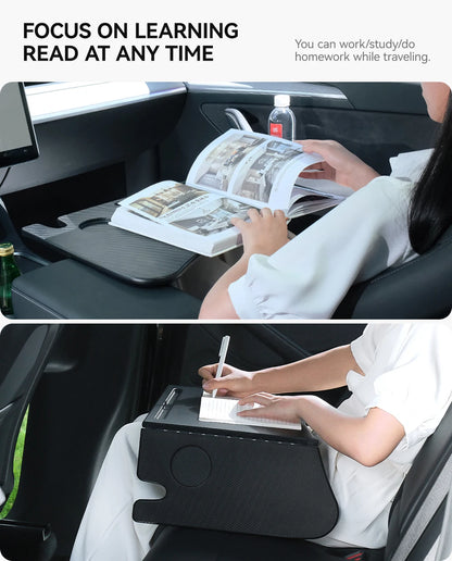For Tesla Model XS 3 Y Highland Juniper 2018-2025 Steering Wheel Laptop Tray Food Desk Portable Office Table Car Accessories
