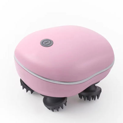 Electric Scalp Massager Head Massage Device Adjustable Speed Deep Tissue Vibration Hair Growth Relaxation Waterproof Tool