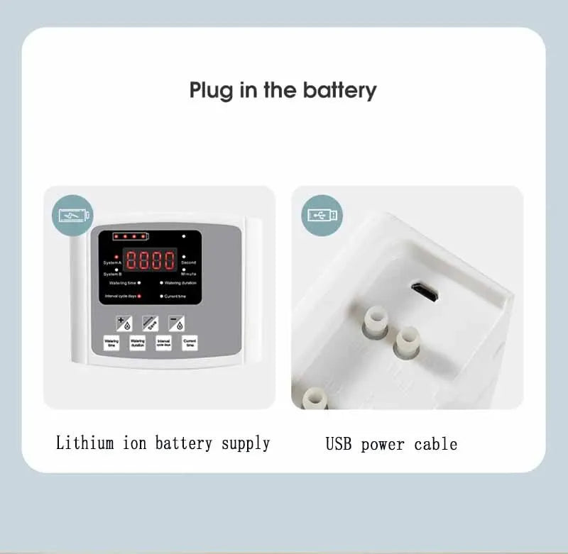 Smart Solar Drip Irrigation System – Dual Pump Automatic Plant Watering Timer