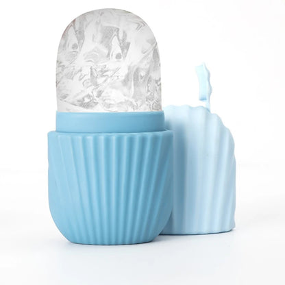 1PC Quick Depuffing Ice Face Roller Freezable Silicone Globes for Morning or Post-Workout | Instantly Awakens, Reduces Eye Bags