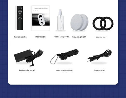 Intelligent Window Cleaning Robot Vacuum Cleaner Robot Window Cleaner Electric Glass Limpiacristales Remote Control for Home