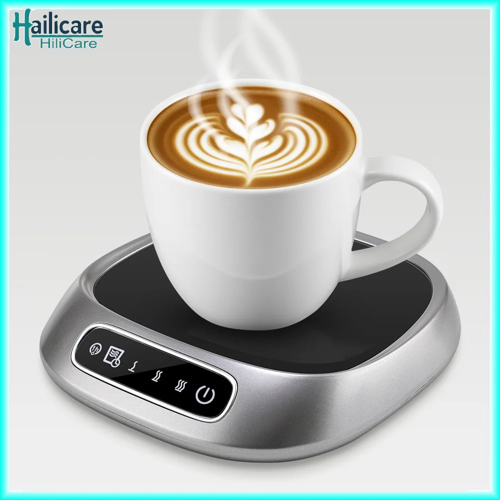 Smart Electric Beverage Warmer Advanced Temperature Control Heating Pad Constant Temperature Timer Automatic Shut Off Mug Heater