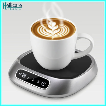 Smart Electric Beverage Warmer Advanced Temperature Control Heating Pad Constant Temperature Timer Automatic Shut Off Mug Heater