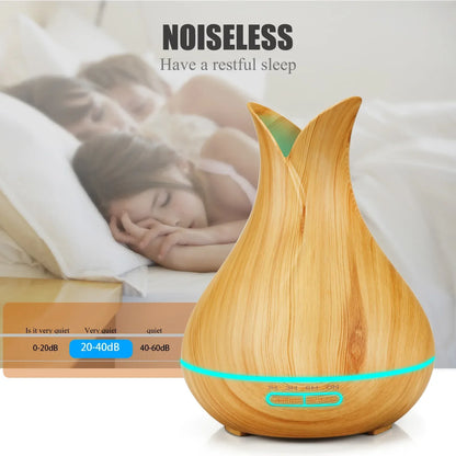 WiFi Smart Air Humidifier 400ml Essential Oil Diffuser Aromatherapy Ultrasonic Air Humidifiers Cool Mist Sprayer Humidificador