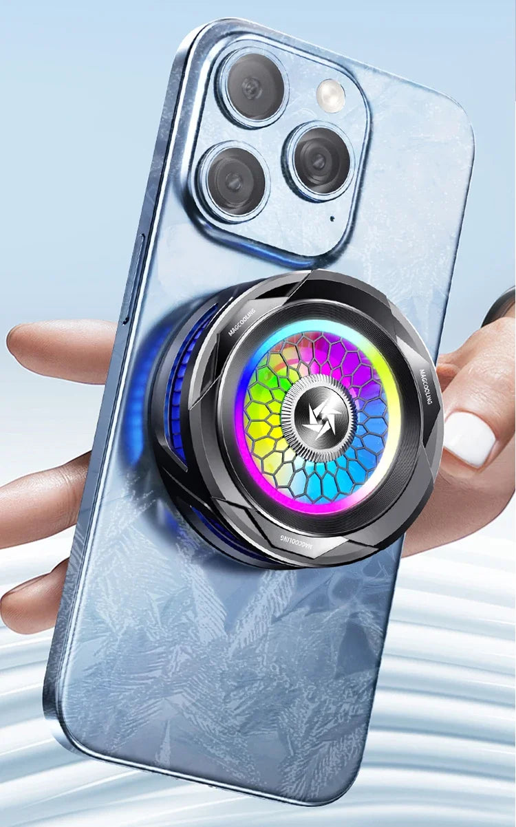 15W High Power Magnetic/ Back-clip 2 in 1 Semiconductor Freezable Ice Cooling Radiator SL25 Mobile Phone Summer PUBG Game Cooler