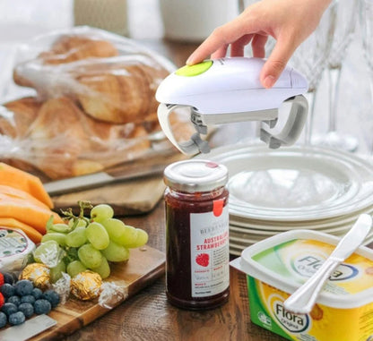 Automatic Electric Can Opener Beer Bottle Opener Handheld Safe  Free Jar Can Tin Battery Operated Restaurant Kitchen Bar Tools