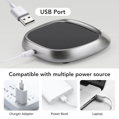 Smart Electric Beverage Warmer Advanced Temperature Control Heating Pad Constant Temperature Timer Automatic Shut Off Mug Heater