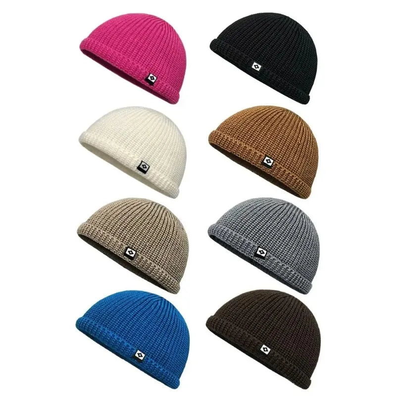 Unisex Winter Knitted Beanie Hat – Warm Multifunction Skull Cap