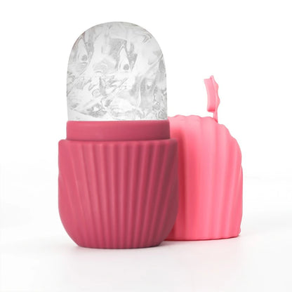 1PC Quick Depuffing Ice Face Roller Freezable Silicone Globes for Morning or Post-Workout | Instantly Awakens, Reduces Eye Bags