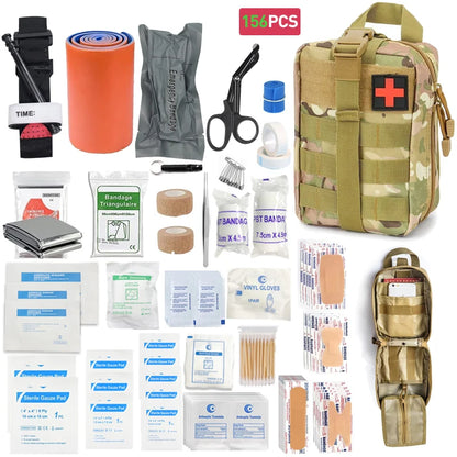 Outdoor Activity Trauma First Aid Kit for Survival, Vehicle, Boat, Sports, Hiking, Office, Travel First Aid Kit
