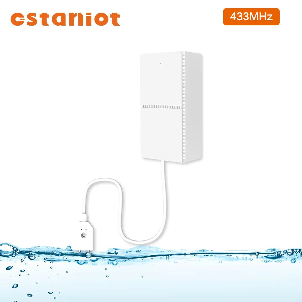 Ostaniot 433MHz Water Leakage Detector Water Leak Sensor Flood Alert Overflow For Security Alarm System Staniot Accessories