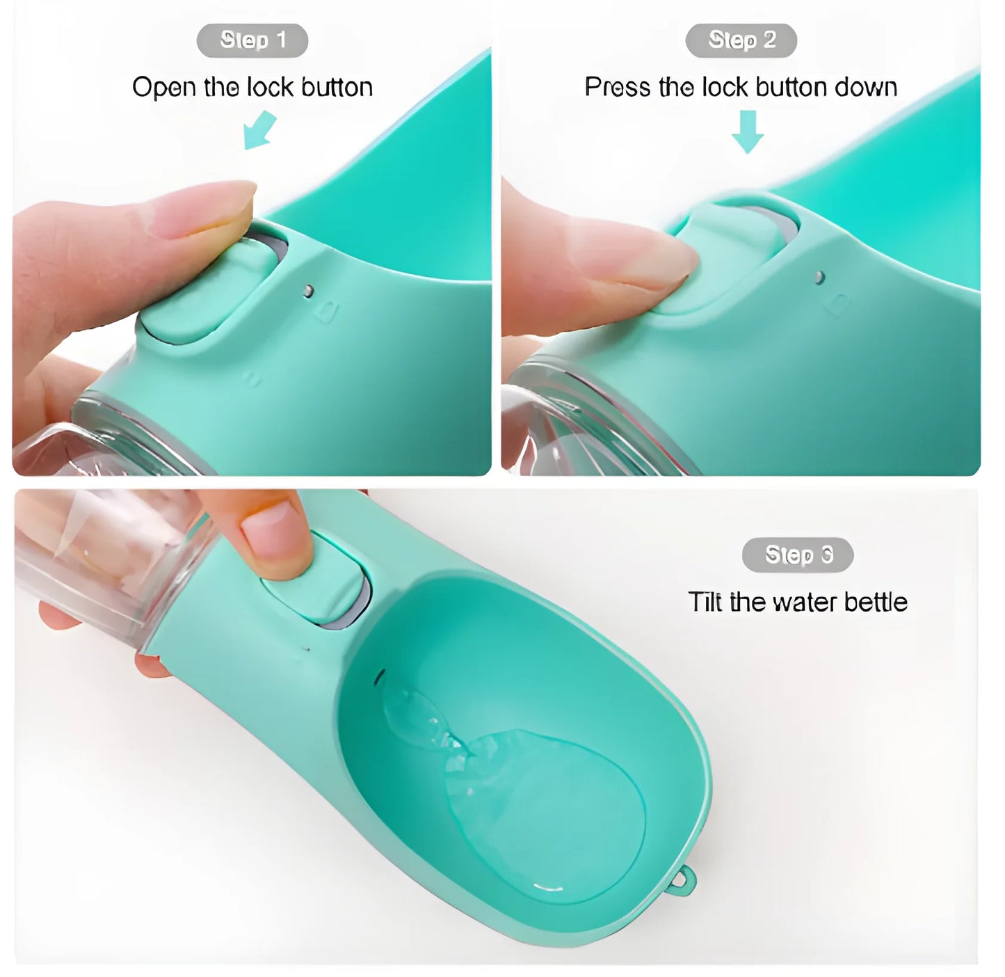 500ml Big Dog Water Bottle Portable Drinking Bowl For Small Medium Dogs Cat Travel Hiking Puppy Pet Water Dispenser Cup Labrodo