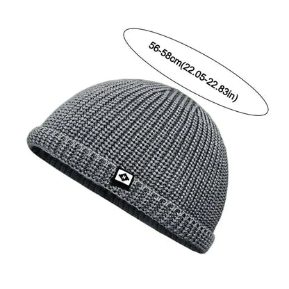 Unisex Winter Knitted Beanie Hat – Warm Multifunction Skull Cap