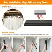 Intelligent Cabinet Light Human Body Induction Light Magnetic Suction Bedroom Bedside Wardrobe Charging Long Strip Night Light