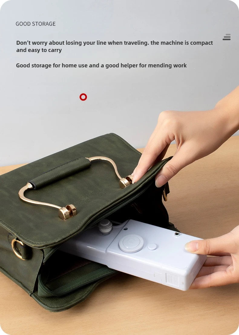 Mini Portable Multi-Function Household Sewing Machine – DIY Manual Tailor Machine