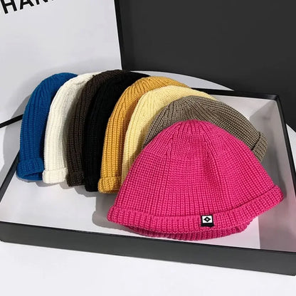 Unisex Winter Knitted Beanie Hat – Warm Multifunction Skull Cap