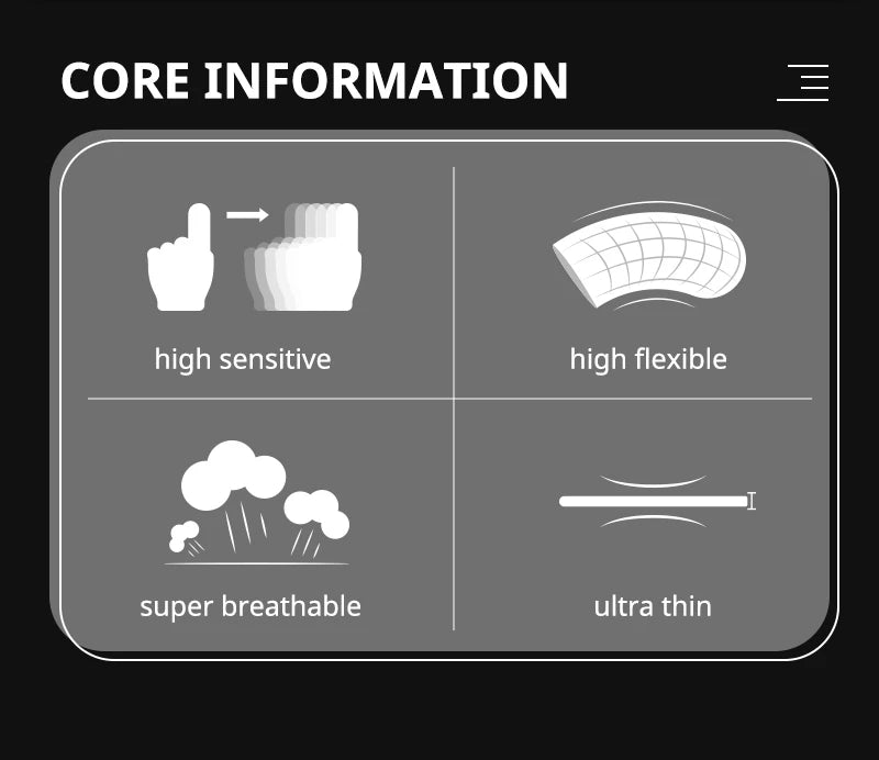 20pcs Game Finger Sleeve Breathable Fingertips For Games Anti-Sweat Touch Screen Finger Cots Cover Sensitive Mobile Touch Glove