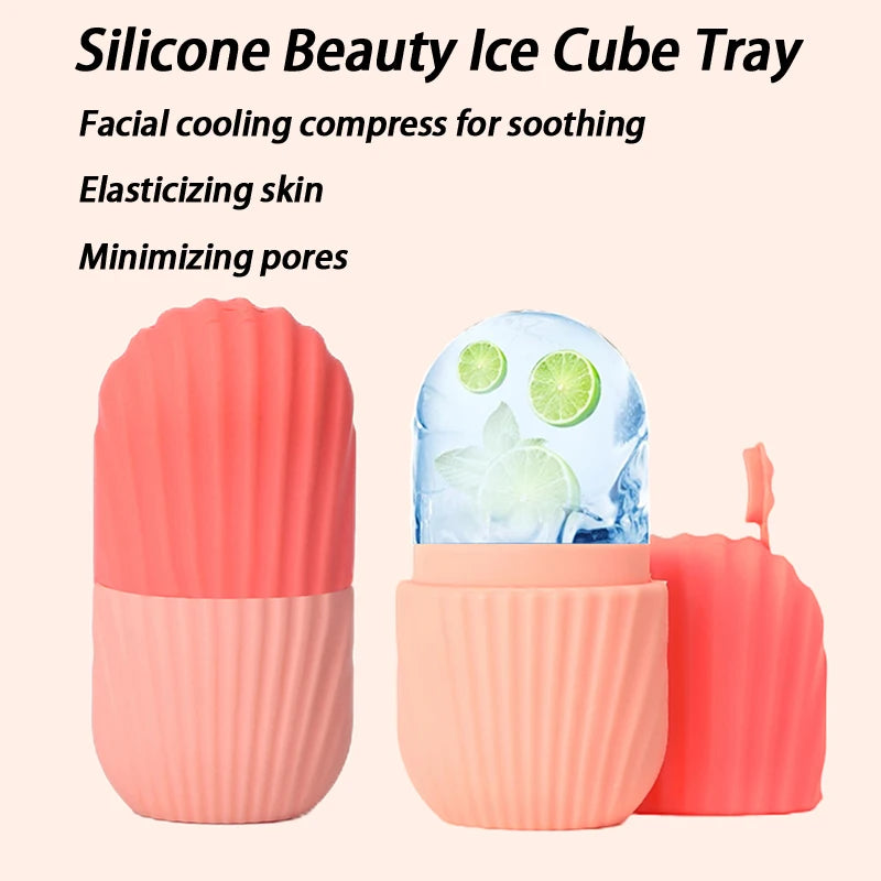 1PC Quick Depuffing Ice Face Roller Freezable Silicone Globes for Morning or Post-Workout | Instantly Awakens, Reduces Eye Bags