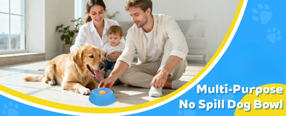 Anti-Choking Slow Feeder Dog Bowl Non-Slip 3/4 Cup - Lick Toy for Liquid Treats Bone Broth Yogurt