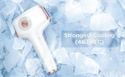INNZA Hair Removal with Ice Cooling Care Function for Women Permanent,999,999 Flashes Painless IPL Hair Remover Device