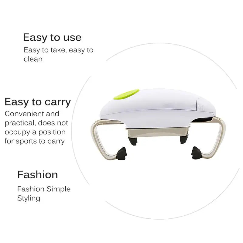 Automatic Electric Can Opener Beer Bottle Opener Handheld Safe  Free Jar Can Tin Battery Operated Restaurant Kitchen Bar Tools