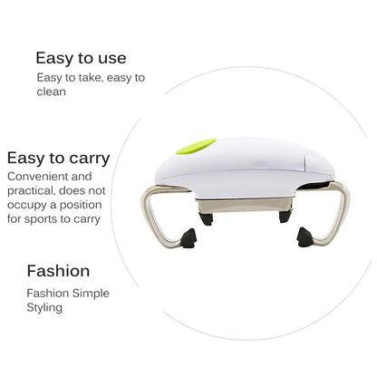 Automatic Electric Can Opener Beer Bottle Opener Handheld Safe  Free Jar Can Tin Battery Operated Restaurant Kitchen Bar Tools