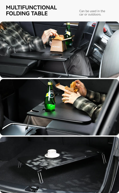 For Tesla Model XS 3 Y Highland Juniper 2018-2025 Steering Wheel Laptop Tray Food Desk Portable Office Table Car Accessories