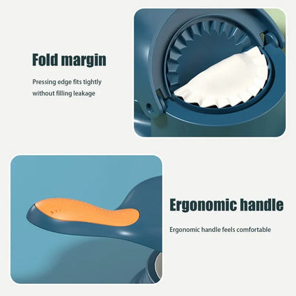 New 2 In 1 Dumpling Maker Dumpling Mold Dumpling Skin Wrapper Mould Dough Press Maker Kitchen Cooking Noodles Making Tool