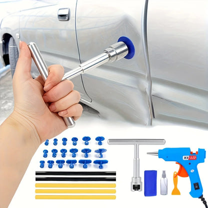Car Dent Repair Tool Auto Body Part Mechanical Sheet Metal Paintless Dent Removal Puller Kit Hand Tools Kit Set