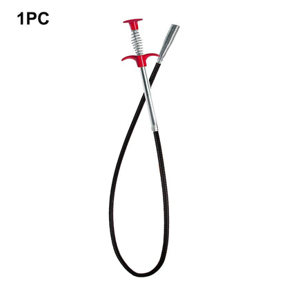 35.5in drain clog remover , 25-inch drain snake dehair remover and cleaning brush , hair catcher drain auger cleaning tool set