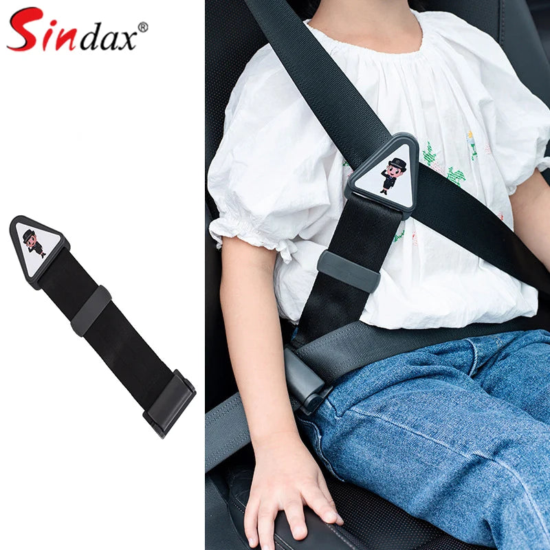 Car Children Shoulder Guard Buckle Seatbelt Adjuster For Kids Child Seat Belt Retainer Adjustment And Fixation Anti-stroke Belt