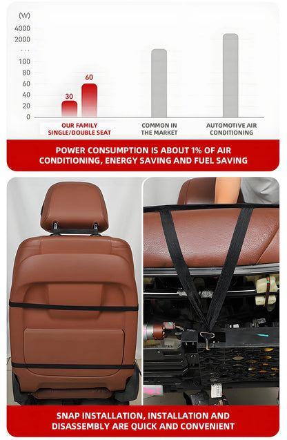 12V Universal Car Heated Seats Cushion Fast Heating Car Seat Covers Warm Winter Car Accessories Heating Pads Available Black＆Red
