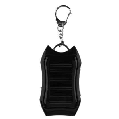 Keychain Fast Charging Power Supply USB External Solar 950mAH Cell Phone Backup Power Bank Charging Equipment for Hiking Travel
