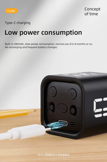 New learning timer Kitchen cooking countdown reminder digital alarm clock intelligent time management