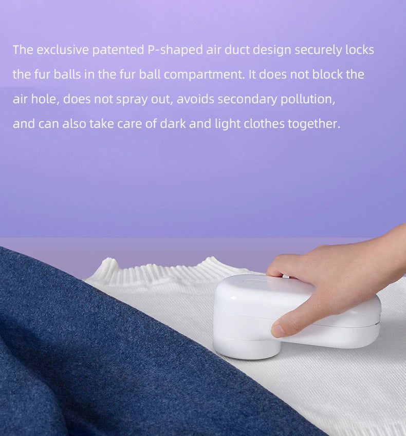 Mijia Lint Remover and Cutter USB Charging Electric Pellet Machine Hair Ball Lint Trimmer Portable Electric Clothes Lint