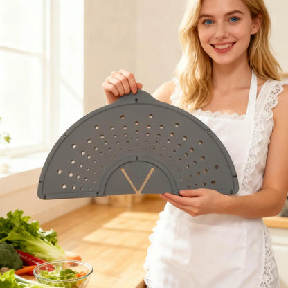 Grease Splatter Guard Dishwasher Safe Foldable Oil Splash Cover Silicone Grease Splatter Guard for Bacon Cooking Skillet Fryer