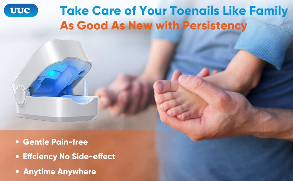 Nail Fungus Laser Treatment Device Repair Toenail Fingernail Fungus Treat Onychomycosis Laser Nails with Mushrooms Relaxation