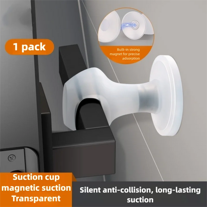 Silicone Door Stop Door Handle Protective Pad Silent Cover Door Resistance Anti-collision Artifact Door Suction