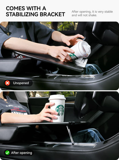 For Tesla Model XS 3 Y Highland Juniper 2018-2025 Steering Wheel Laptop Tray Food Desk Portable Office Table Car Accessories