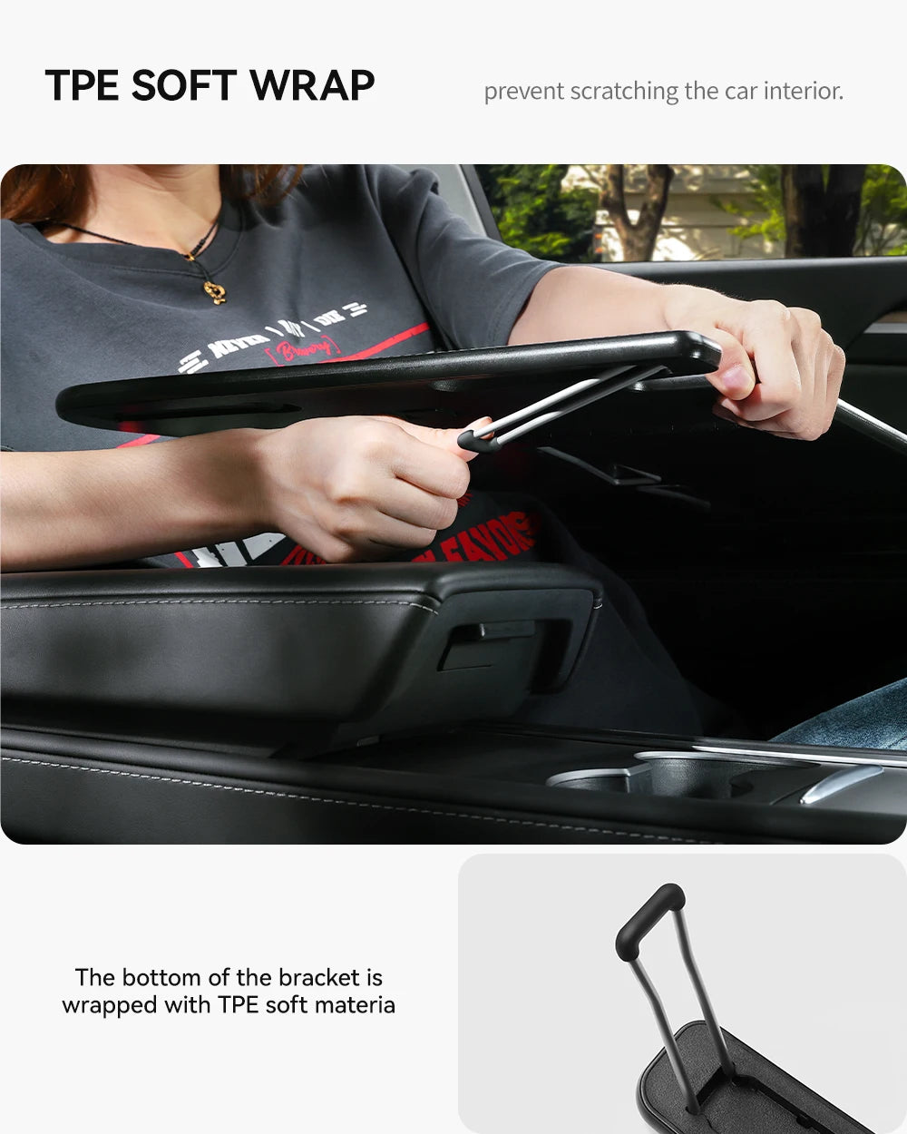 For Tesla Model XS 3 Y Highland Juniper 2018-2025 Steering Wheel Laptop Tray Food Desk Portable Office Table Car Accessories