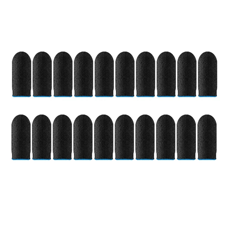 20pcs Game Finger Sleeve Breathable Fingertips For Games Anti-Sweat Touch Screen Finger Cots Cover Sensitive Mobile Touch Glove