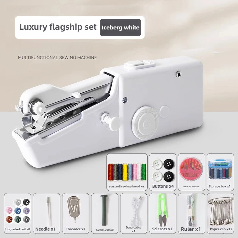 Mini Portable Multi-Function Household Sewing Machine – DIY Manual Tailor Machine