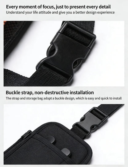 Car Interior Accessories Car Seat Back Storage Anti-kick Bag Simple Oxford Material Snack Toy Storage Bag Car Storage Bag