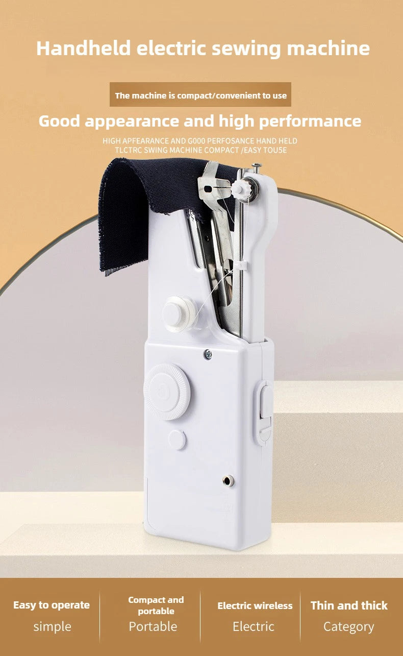 Mini Portable Multi-Function Household Sewing Machine – DIY Manual Tailor Machine