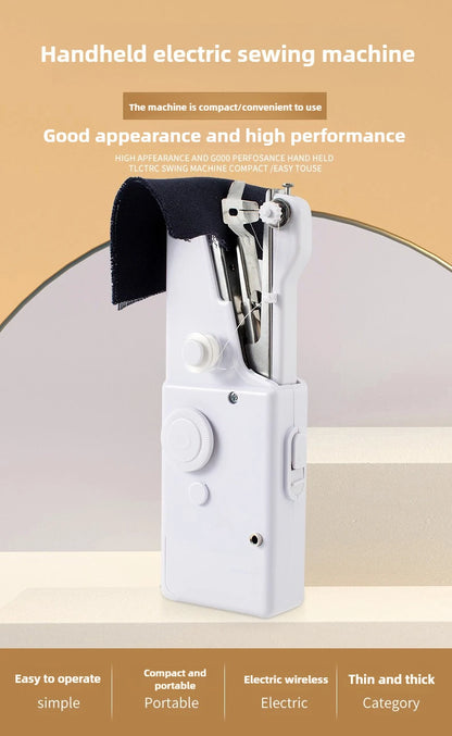 Mini Portable Multi-Function Household Sewing Machine – DIY Manual Tailor Machine