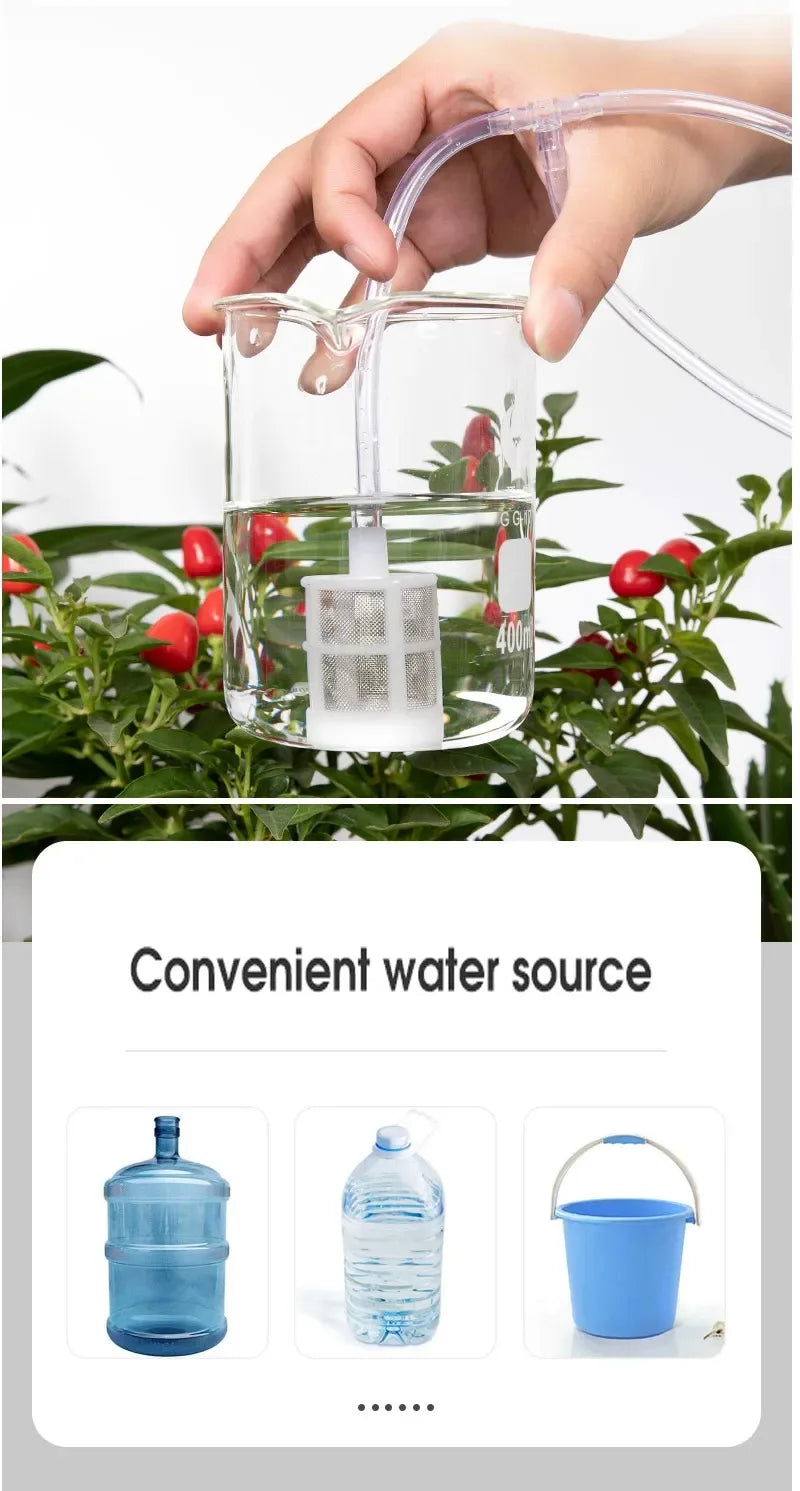 Smart Solar Drip Irrigation System – Dual Pump Automatic Plant Watering Timer