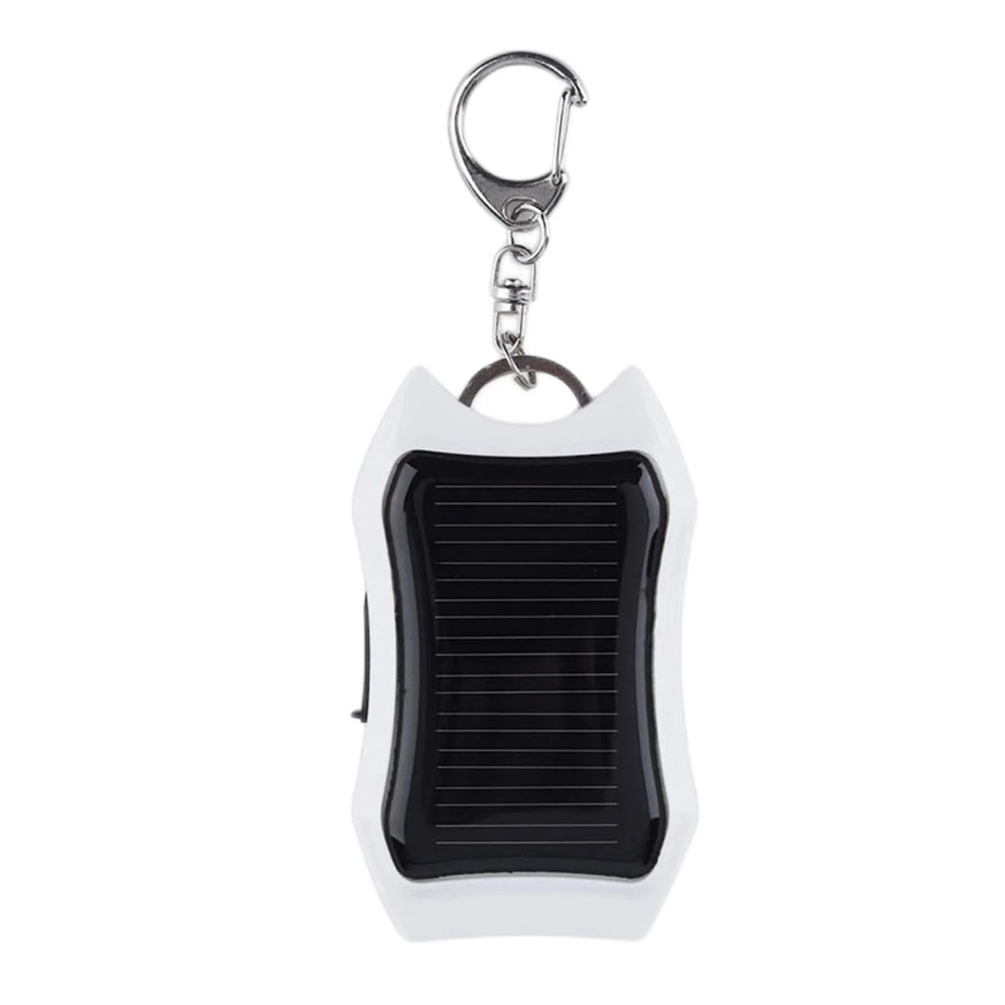 Keychain Fast Charging Power Supply USB External Solar 950mAH Cell Phone Backup Power Bank Charging Equipment for Hiking Travel