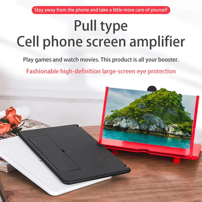10/12 inch Multi Functional HD Amplifier Mobile Phone Screen Amplifier HD Screen Magnifying Glass Anti Blue Light Eye Protection