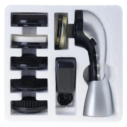 Portable Handheld Automatic Electric Shoe Brush Shine Polisher 2 Ways Power Supp