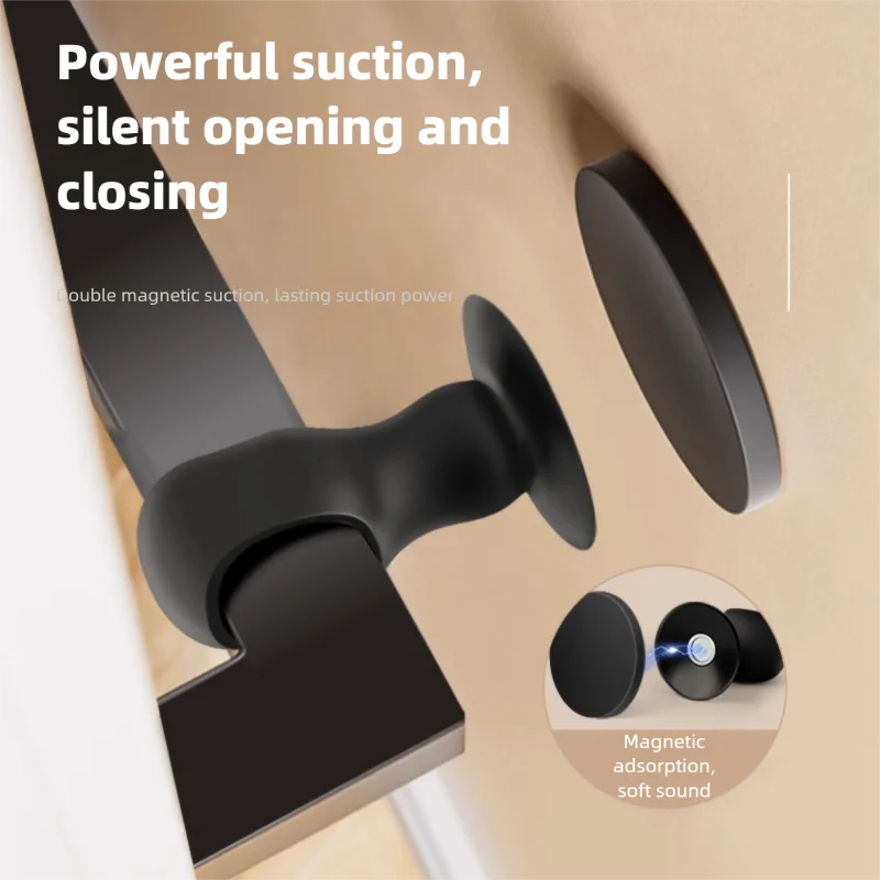 Silicone Door Stop Door Handle Protective Pad Silent Cover Door Resistance Anti-collision Artifact Door Suction